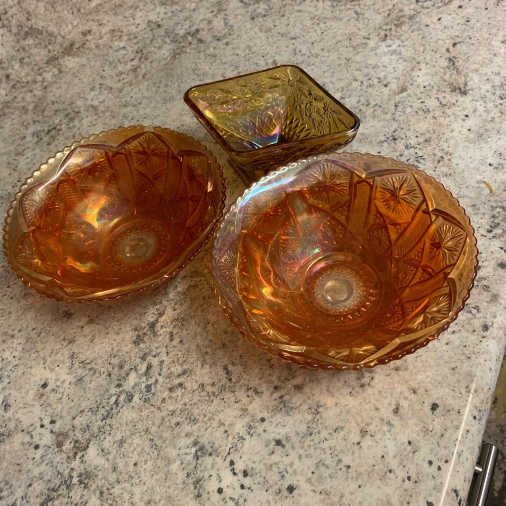 VINTAGE Imperial Carnival Glassware